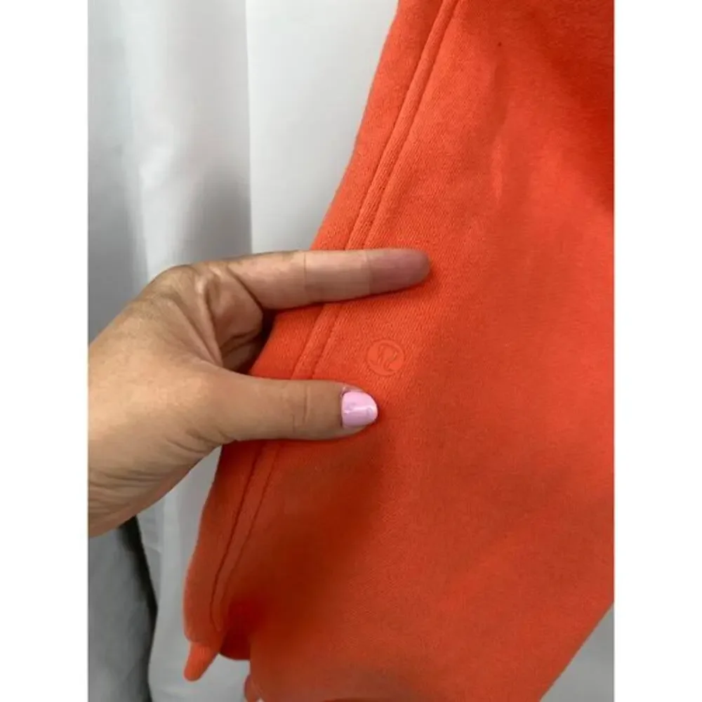 Lululemon orange scuba joggers‎
